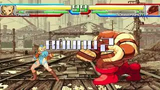 Cammy VS Juggernaut M.U.G.E.N. 4K60
