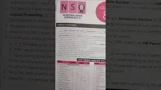 NSO, Previous year paper 2022-23, SOF NATIONAL SCIENCE OLYMPIAD 2022-23, SET B
