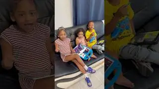 Londyn and Mj Gets In trouble for giving baby sister takis #shorts