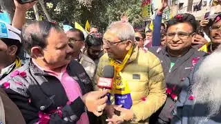 My exclusive interview with Mukesh Goel Aam Admi Party Candidate From Adarsh Nagar Vidhan Sabha Delh