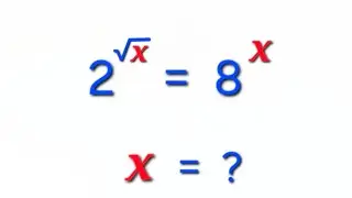 A nice exponential equation to solve| Study guide 