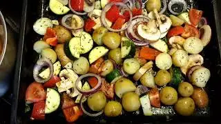 Grilovaná zelenina na mediteránsky stredomorský spôsob