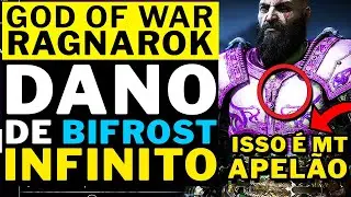 GOD OF WAR RAGNAROK - DANO BIFROST INFINITO!!! ISSO É MUITO APELÃO!!!!