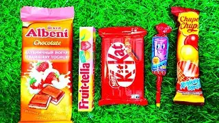 Delicious ASMR: Sweet Treats with Albeni, Fruit-tella, Milky Way & Chupa Chups