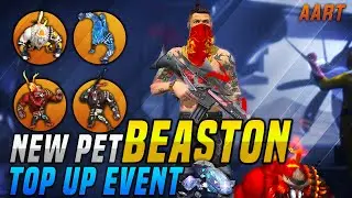 Beaston Pet Top Up Event 💎|| New Pet Beaston All Skins || AART Gaming Free Fire