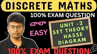 DISCRETE MATHS|HASSE DIAGRAM|POSET |SET THEORY |POSET|#poset #set_theory #discrete_maths