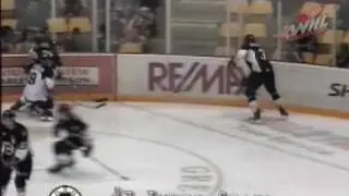 Tyler Stahl Hit [WHL - 2009/10]