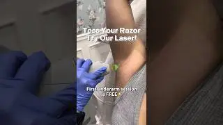 Get summer ready w Laser Hair Removal⚡️ #laserhairremoval #laserhairreduction #hairremoval