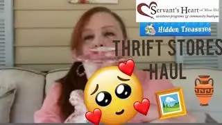 BIG THRIFT HAUL/TWO STORES/OLD, VINTAGE and NEW/ LOVELY FRENCH LOOK LIKE ITEMS/FRENCH COUNTRY DECOR.