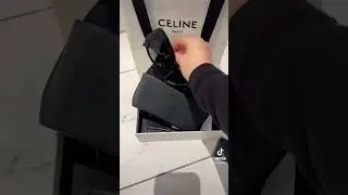 Celine Unboxing | Celine Triomphe Sunglasses and Try-on #celine #unboxing #sunglasses