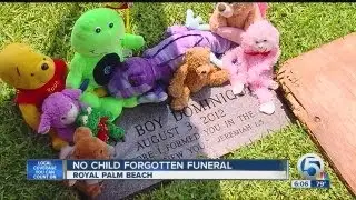 Funeral for unborn fetuses and stillborn babies at Our Lady Queen Peace Cemetery