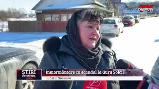 Înmormântare cu scandal în localitatea Gura Solcii, în cursul zilei de duminică