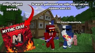 Ik werd gebandt op mijn eigen server in minecvraft tijden een 1v1#minecraftpvp #minecraft #1v1