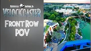 Velocicoaster front row POV