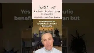 Watch out for these oils when trying to conceive
