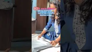 😱I quit my job just to run my small business 🥹 #quitjob #samllbusiness #cooperate #sarees #shorts