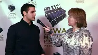 Louis Jordan  interview at The 74th Annual Golden Globes - Iowa Motion Picture Association