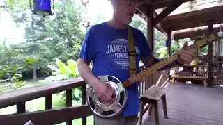 3 String Hubcap Guitar [ Porch Pickin ]