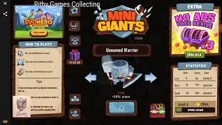 Mini Giants Games i play new hero(Facebook Games)ep7
