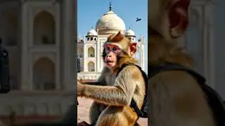 taj mahal vlog | monkey ai telugu | palle pata #firstvlog,