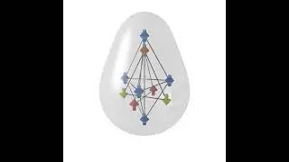 Carbon-16 nucleus #shorts #povray