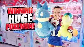 Arcade Friends vs Pokemon Claw Machines - HUGE WINS at Round 1!