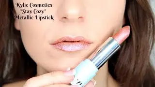 Kylie Cosmetics Stay Cozy Metallic Lipstick