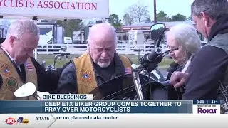 Nacogdoches biker group prays over motorcyclists and their bikes, builds community