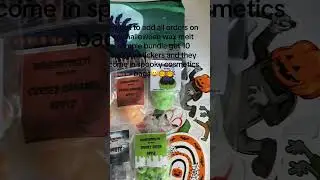 Spooky wax melts, stickers & candy awaits! shop now #halloweenwaxmelts