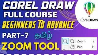 🤩 Coreldraw full course tamil | Coreldraw full course playlist tamil | Zoom tool in coreldraw
