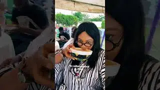 Sipping local beer at Tiv festival in Abuja .It&rsquo;s Fabmimi ...