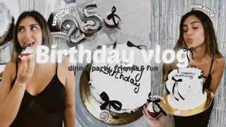 MY BIRTHDAY DIARY 🎂✨🪩 turning 25, glam party, dress code, friends & fun