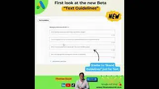 Google Ads News! Text Guidelines for better Brand Safety now in Beta! #ppc #googleads #ads #google