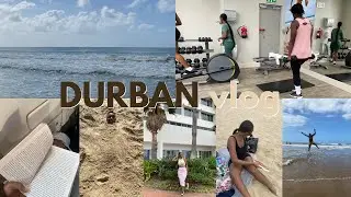 weekend vlog: travel to Durban with me, beach, shopping, family time & more | travel vlog