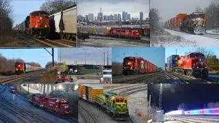 Railfanning at Many Different Places on The Weekend of November 28th To November 30th, 2025