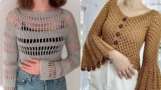 Crochet summer top, Crochet blouse,Crochet crop top, Handmade crochet top, Crochet summer lace top