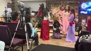 Youth girls beautiful Christmas dance! Celebrating Christmas 2025.