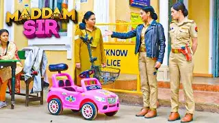Karishma Singh ने मोटरसाइकिल की जगह Pushpa Ji को दी छोटे बच्चों की गाड़ी! | Madam Sir | New Episode