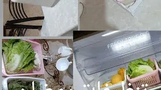سلسله تحضيرات رمضان🌙⭐️كيفيه الحفاظ علا الثوم مده طويله🧄🧄تنظيفات ثلاجه 💪