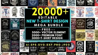 20000+  Best Tshirt Design Bundle Services to Buy Online