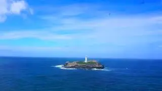 Sloping at the Lighthouse - Godrevy  Head  Cornwall - RC Slope Soaring