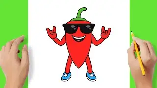 How to draw CHILLIN CHILI / drawing chilling chili Steal a Brainrot Roblox 