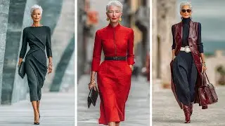 ✨ Timeless Elegance Fashion Style Over 50 | AI-Inspired Luxury & Grace ✨ #fashion #over50 #ai