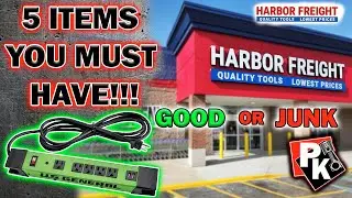 5 предметов Harbor Freight, которые обязательно должны быть в вашем наборе инструментов #harborfr...