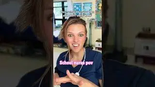 Now go back to class #pov #povcomedy #nurse #schoolnurse #satire #jokes #pov