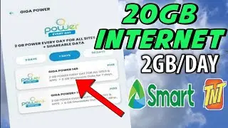 Smart & Talkntext (20Gb Internet AllSites) | 7 Days Validity.
