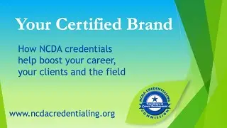 Your Certified Brand: How NCDA Credentials help boost your career, your clients and the field