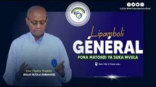 MATONDI YA SUKA MVULA | Jour de bénédiction avec l’Apôtre Prophète Bolia Inzola Emmanuel