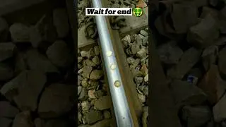 Train 🚂 Vs 10 rupee coins 🤑 Train vs Coins Test #shorts #train #money #coin #viral #crash  #omg#2024