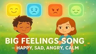 Big Feelings Song &ndash; Happy, Sad, Angry, Calm | Miko & Freya Learn Emotions! 🌈